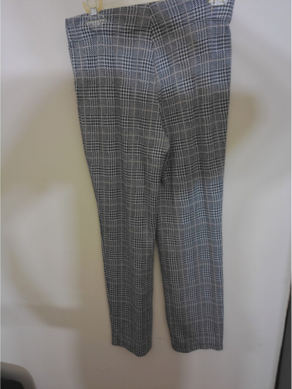 Max Studio Womens Pants Leggings Size S‎ Black White Plaid Houndstooth Stretch